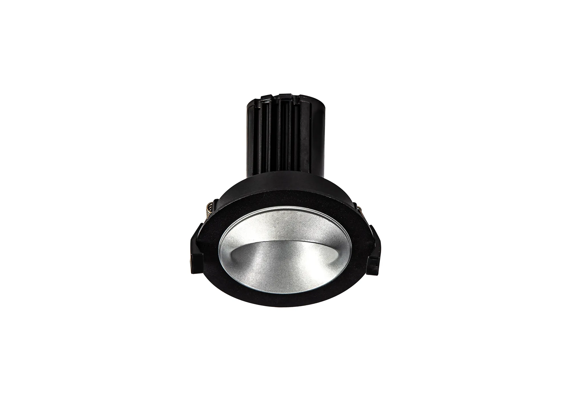 Bonia 10 Dimmable Tridonic 10W 631lm 2700K 36°, Black/Silver 27° Angled Round Downlight , NO DRIVER REQUIRED, 5yrs Warranty DM201188  Dlux Bonia 10